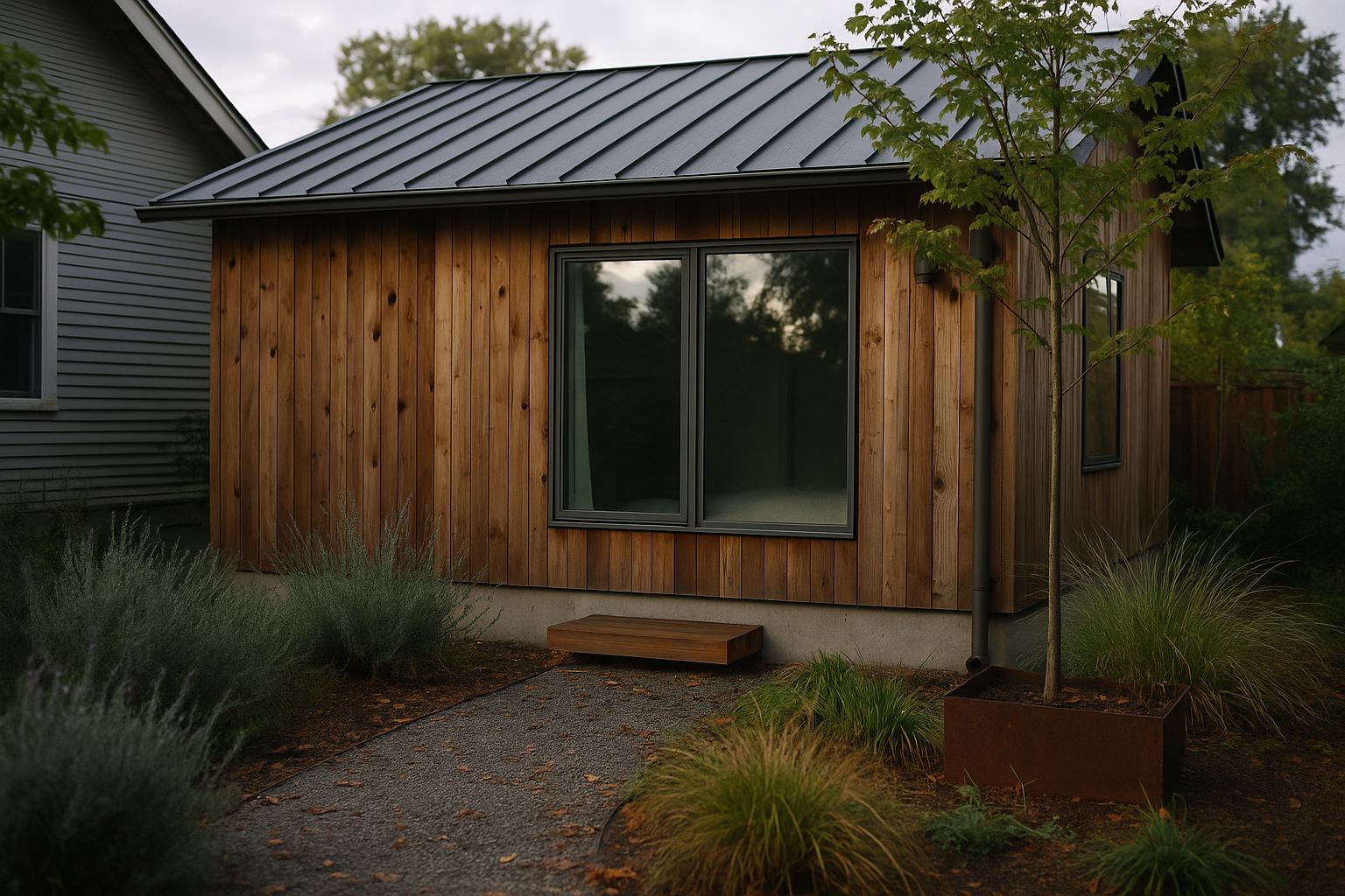 A Look Inside Modern Backyard Apartments